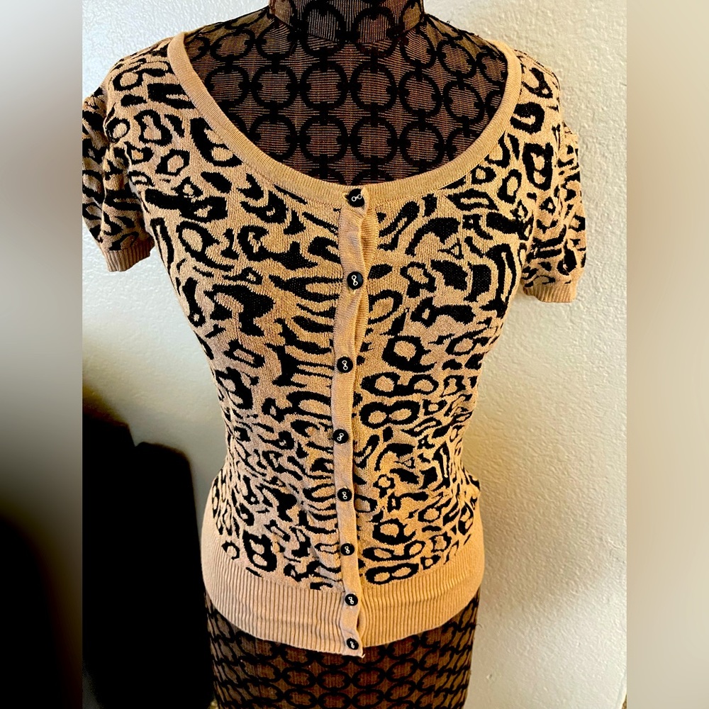 XOXO Leopard Cardigan